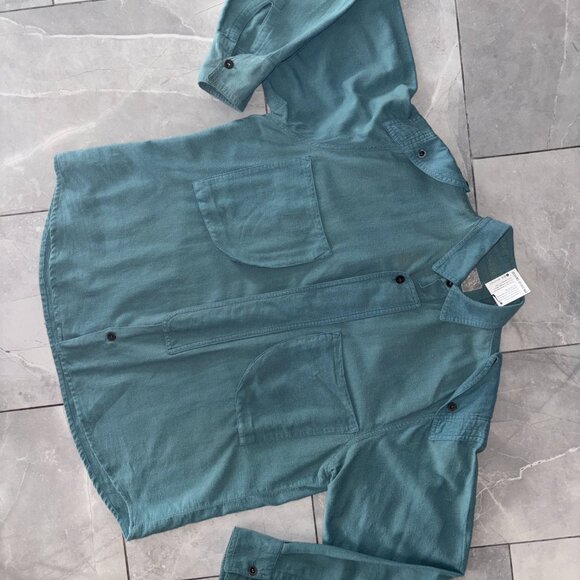 Vintage Dale Clothing Company Teal Button Up Shirt L - Picture 2 of 10